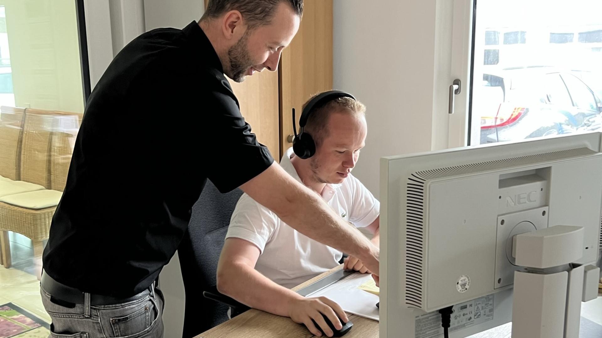 Im Büro bei Diefenbach