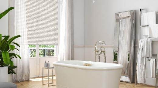 Innenliegender Sichtschutz Badezimmer