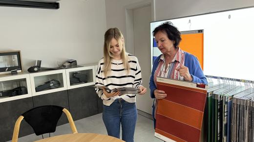 Beratung in der Ausstellung bei Diefenbach GmbH in Konz